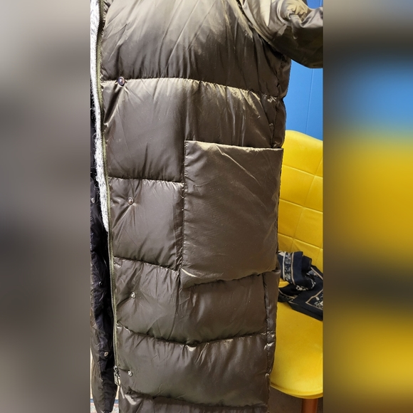 Nap Green Lightweight Quilted Shell Down Coat Size L - Picture 8 of 15